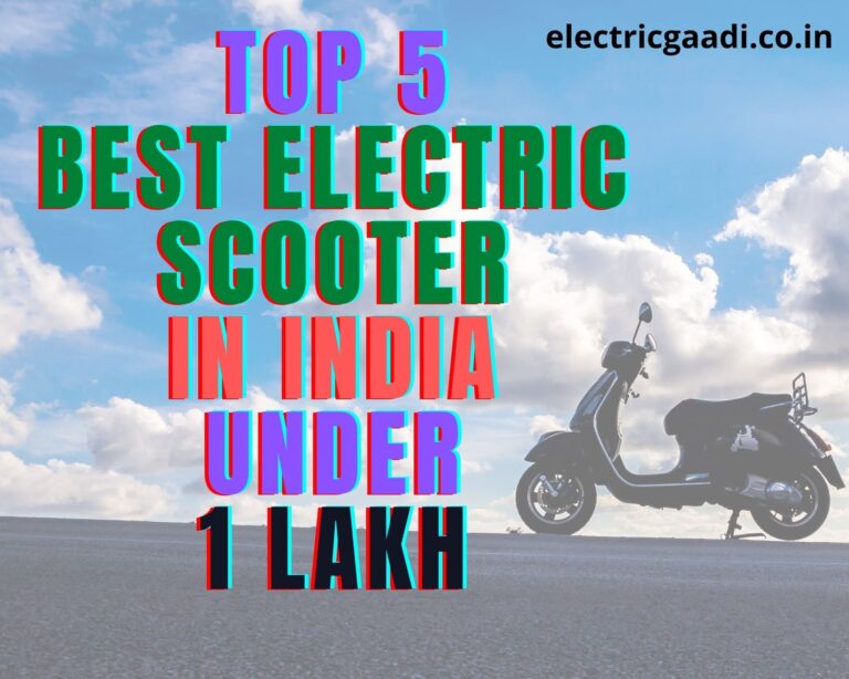 Top 5 Best Electric Scooters in India Under 1 Lakh